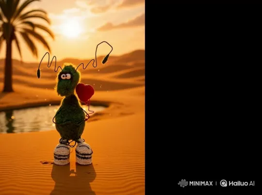 The Toy in the Desert: A Mysterious Encounter – AI Generated Video | Hailuo AI