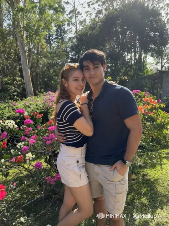 Family Embrace Captured in Sunlit Park – AI Generated Video | Hailuo AI