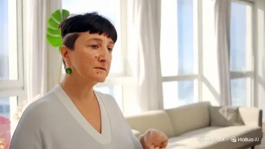 Woman Embraces Confidence with New Short Haircut – AI Generated Video | Hailuo AI