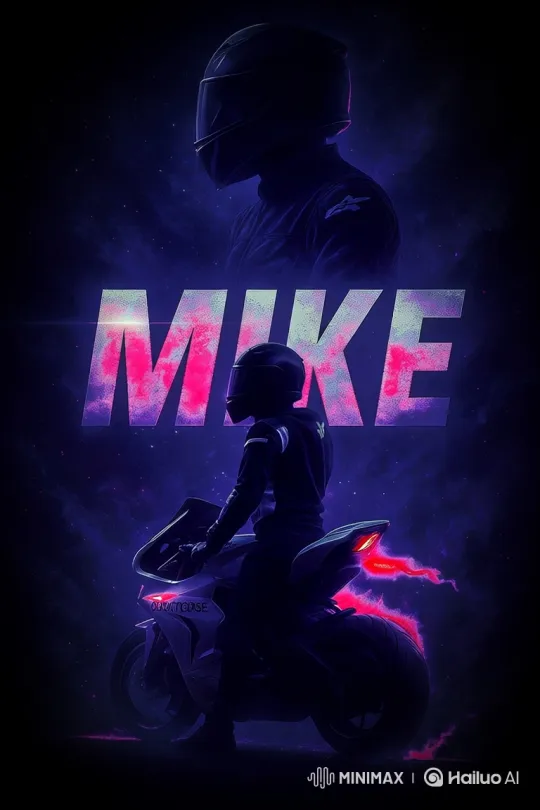 Mike's Cosmic Motorcycle Journey Begins – AI Generated Video | Hailuo AI