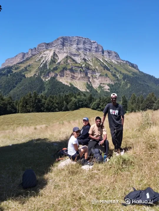 Hero Transforms, Saves Friends from Mountain Lion – AI Generated Video | Hailuo AI