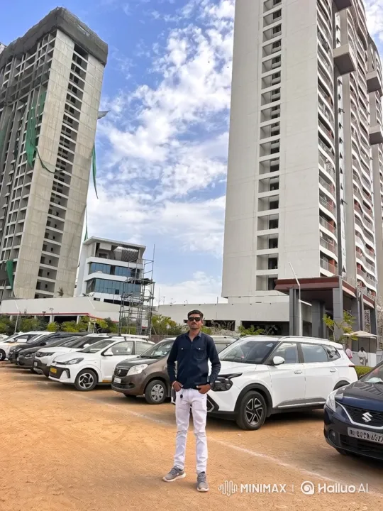 PM Modi greets man in parking lot, shakes hands – AI Generated Video | Hailuo AI