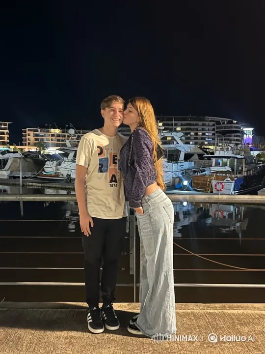 Happy Family Embraces in Cozy Living Room – AI Generated Video | Hailuo AI