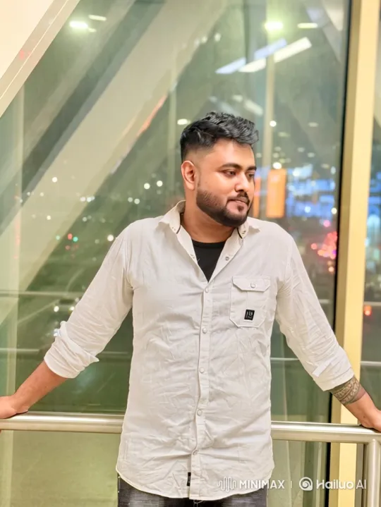 Young Man Reflects in Golden Hour's Warm Glow – AI Generated Video | Hailuo AI