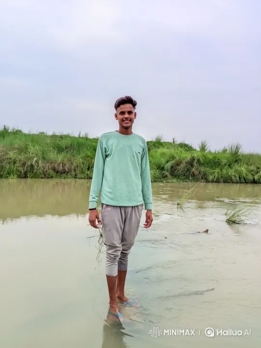 Young Man Meets Indian PM Modi at Riverbank – AI Generated Video | Hailuo AI