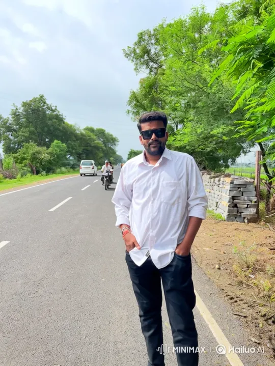 Indian Prime Minister Narendra Modi meets a man on a rural road – AI Generated Video | Hailuo AI