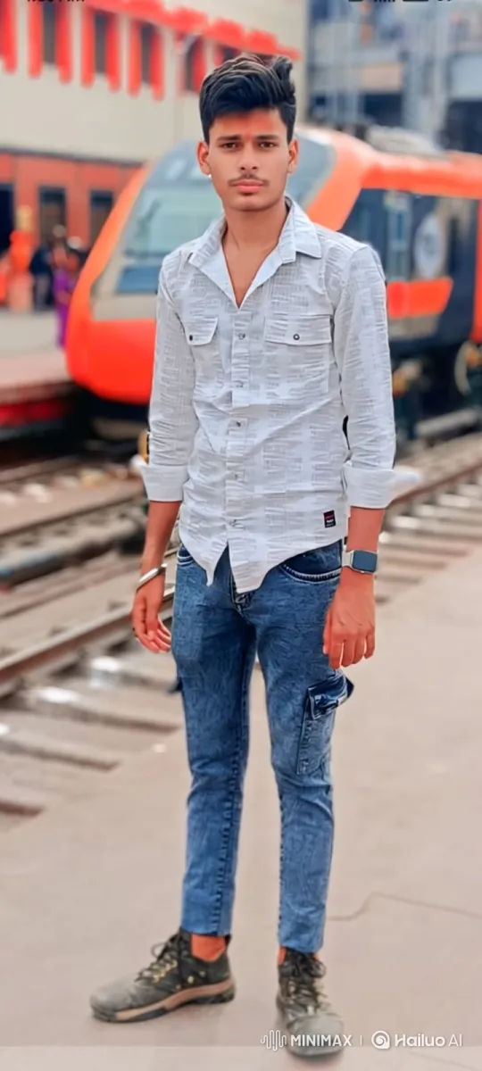 Young Man Meets Prime Minister Modi on Train Platform – AI Generated Video | Hailuo AI