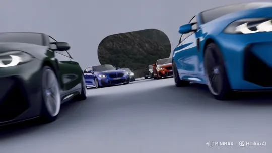 BMW Car Showcase Montage: Dynamic Styles and Settings – AI Generated Video | Hailuo AI