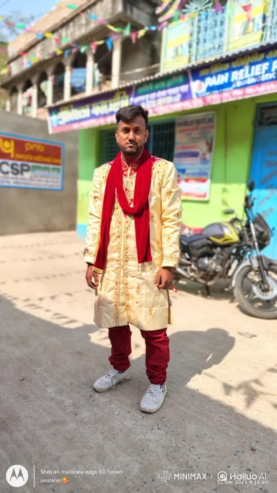 Man in Ornate Attire Meets Narendra Modi Lookalike – AI Generated Video | Hailuo AI