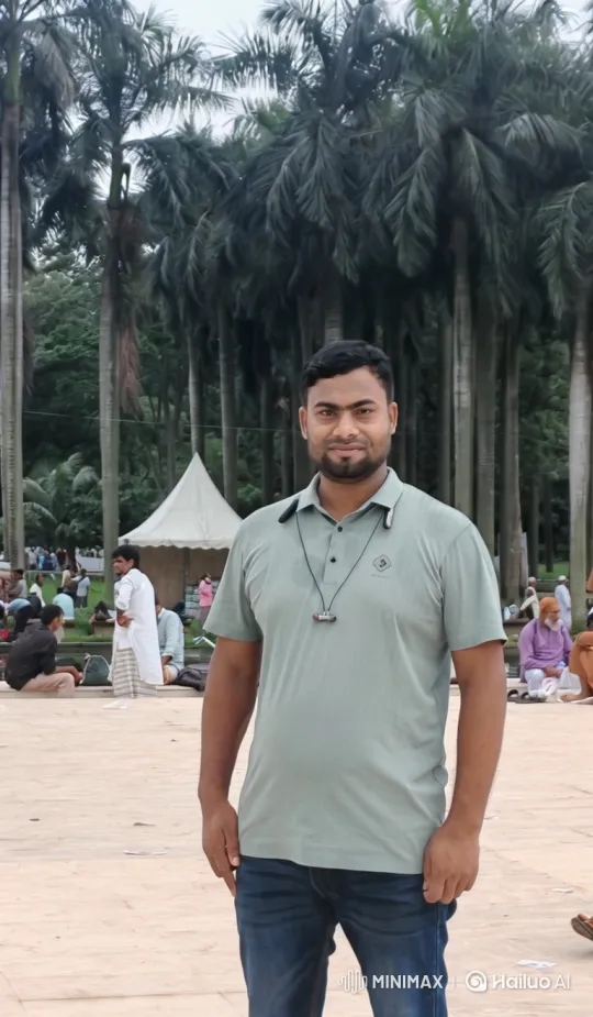 Peaceful Park Moment with Gentle Breeze and Relaxed Man – AI Generated Video | Hailuo AI