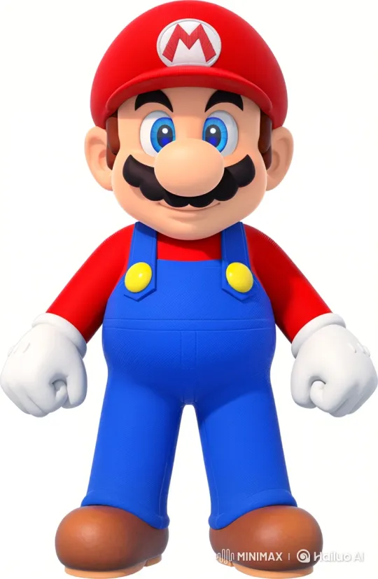Mario Eats a Slice of Pizza in a Dim Room – AI Generated Video | Hailuo AI