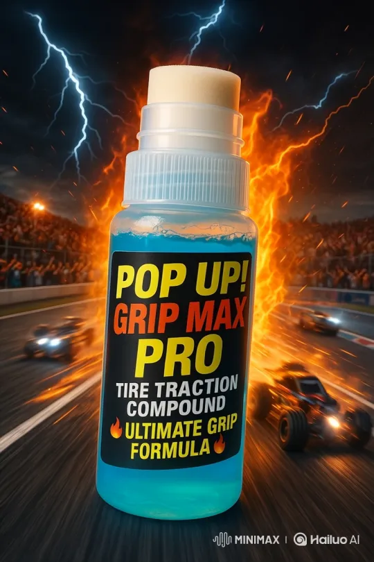 POP UP! GRIP MAX PRO" Tire Traction Compound Promo – AI Generated Video | Hailuo AI