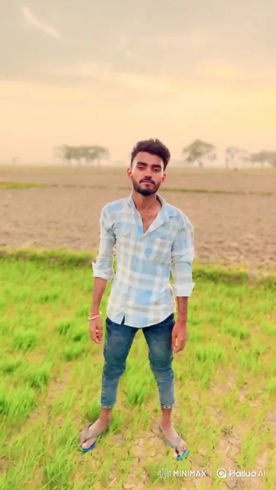 Young Man Meets Narendra Modi in Rural Field – AI Generated Video | Hailuo AI