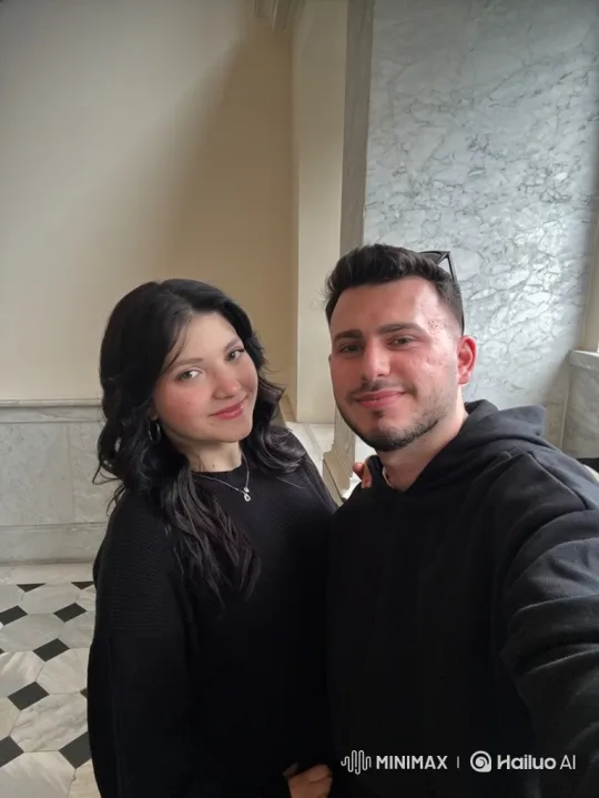 Family Portrait: Couple and Child's Joyful Embrace – AI Generated Video | Hailuo AI