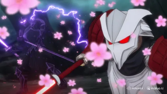 Samurai vs. Knight: Epic Battle in a Maelstrom of Energy – AI Generated Video | Hailuo AI