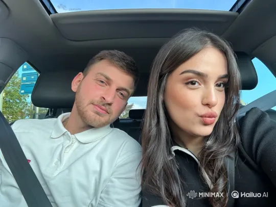 Family Embrace Captured on Summer Evening – AI Generated Video | Hailuo AI