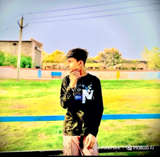 Young Man Reflects in a Lively Landscape – AI Generated Video | Hailuo AI
