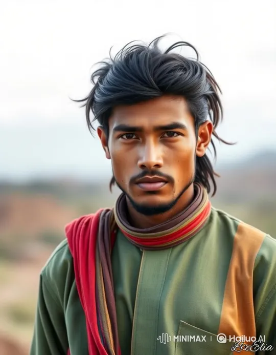 Man Reflects on Loss and Resilience in Solitary Landscape – AI Generated Video | Hailuo AI
