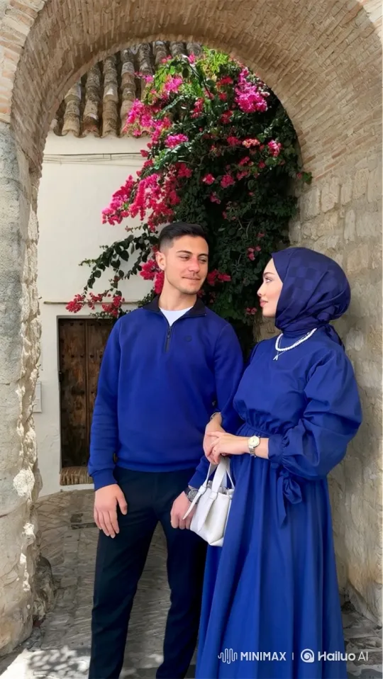 Young Family Embrace Captured on Vertical Video – AI Generated Video | Hailuo AI