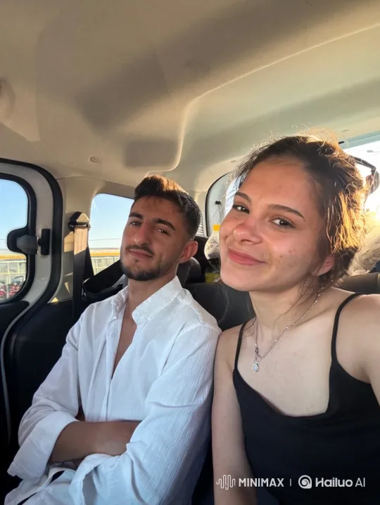 Family Embrace: Couple and Child's Joyful Reunion – AI Generated Video | Hailuo AI