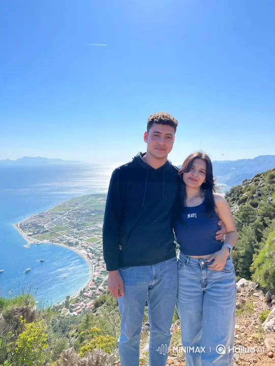 Family Embrace Captured on Summer Evening – AI Generated Video | Hailuo AI