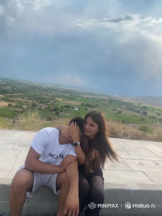 Family Embrace Overlooking Serene Landscape – AI Generated Video | Hailuo AI