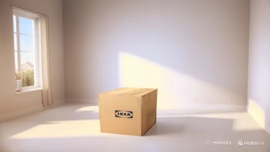 IKEA Furniture Magically Assembles in Empty Room – AI Generated Video | Hailuo AI