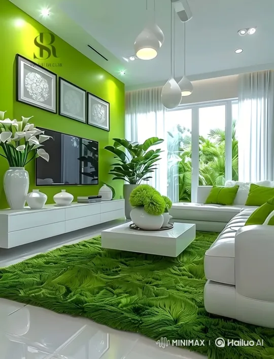Contemporary Living Room with Natural Aesthetic – AI Generated Video | Hailuo AI