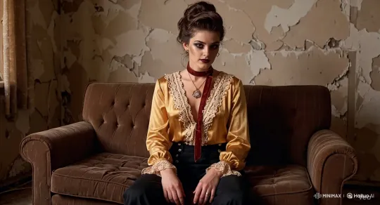 Vintage Aesthetic: Woman and Cat's Intimate Moment – AI Generated Video | Hailuo AI