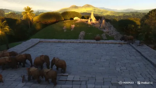 Epic Time-lapse of Borobudur Temple's Hyper-Realistic Construction – AI Generated Video | Hailuo AI