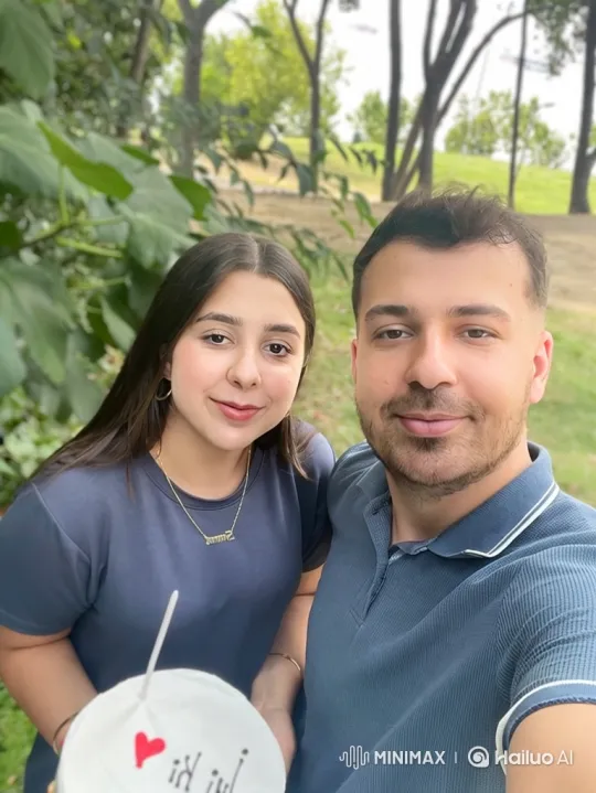 Young Family's Joyful Reunion in a Park – AI Generated Video | Hailuo AI