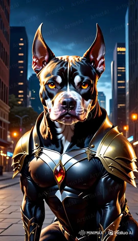 Futuristic Dog Eliminates Armored Squirrels with Laser Rifle – AI Generated Video | Hailuo AI