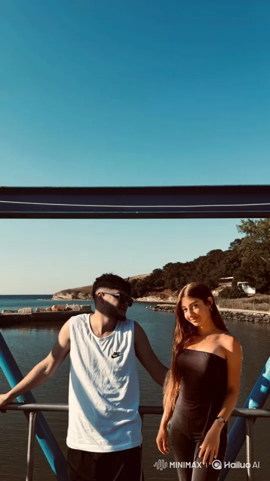 Family Embrace Captured in Intimate Summer Evening – AI Generated Video | Hailuo AI