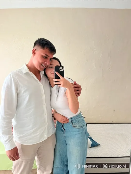 Family Love: Intimate Moment of a Couple and Their Daughter – AI Generated Video | Hailuo AI