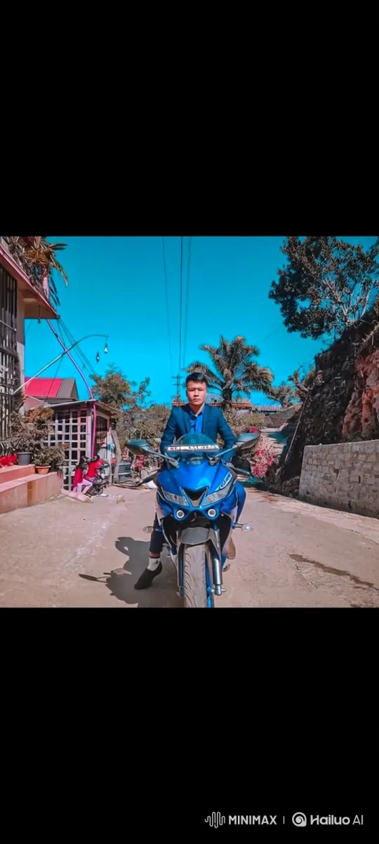 From Motorcycle to Earth in Space: A Cinematic Zoom – AI Generated Video | Hailuo AI
