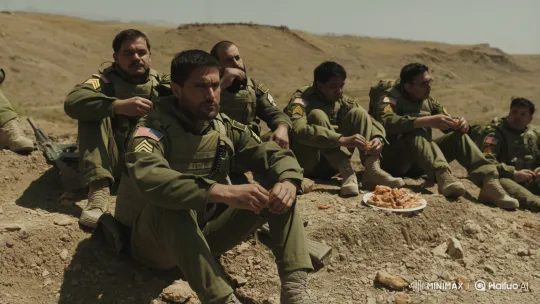 Homeland Shield Forces Resting After Meal – AI Generated Video | Hailuo AI