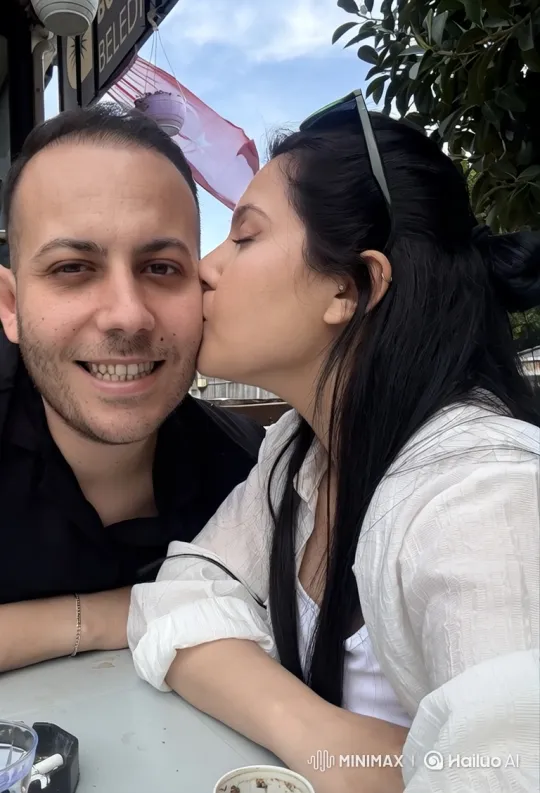 Family Affection: Couple and Child's Joyful Hug – AI Generated Video | Hailuo AI