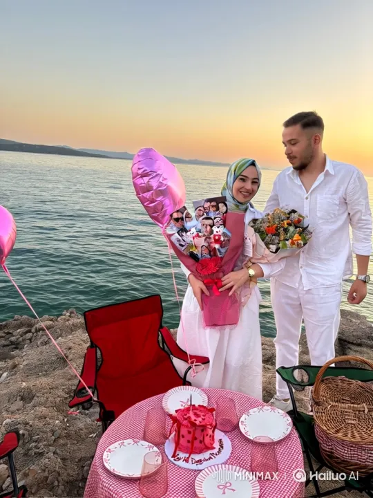 Family Affection: Sunset Picnic to Evening Park Embrace – AI Generated Video | Hailuo AI