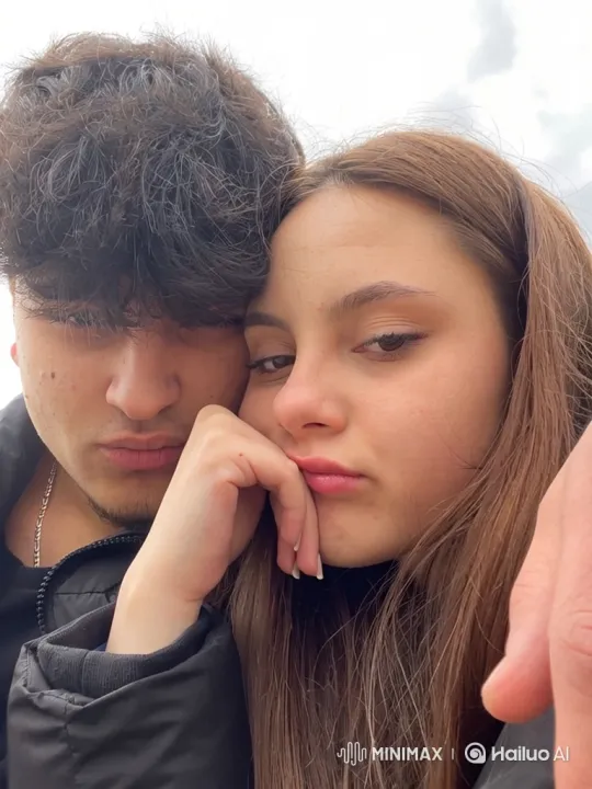 Couple and Daughter's Heartfelt Outdoor Embrace – AI Generated Video | Hailuo AI