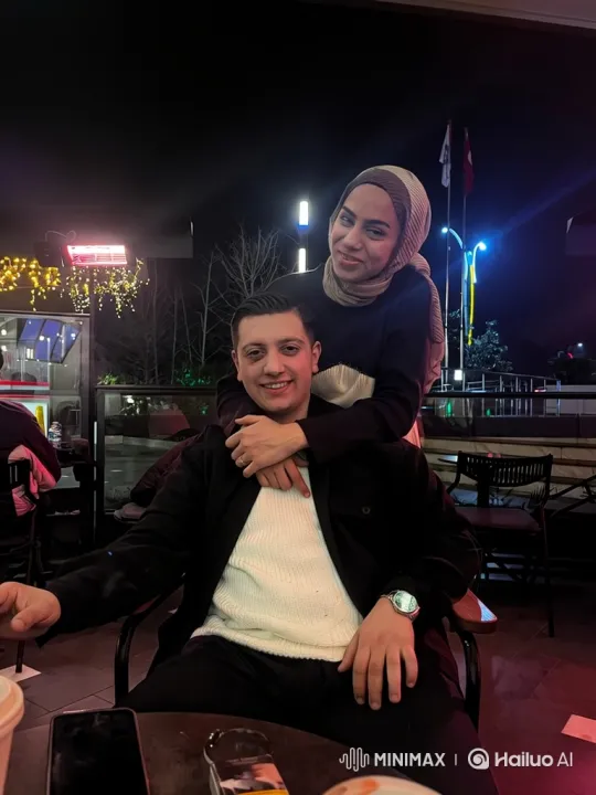 Family Embrace Captured on Night Patio – AI Generated Video | Hailuo AI
