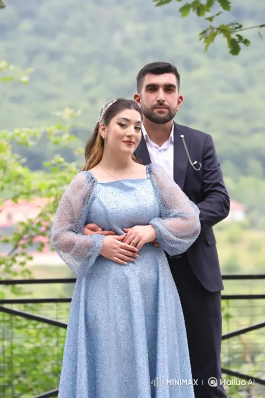 Family Embrace Captures Summer Evening's Warmth – AI Generated Video | Hailuo AI