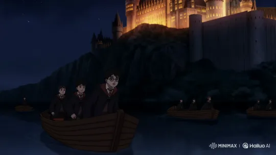 Harry Potter Trailer: First Years Arrive at Hogwarts – AI Generated Video | Hailuo AI