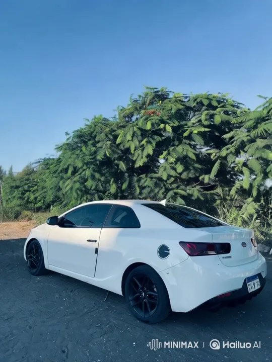 White Sports Car Showcase on Gravel Road – AI Generated Video | Hailuo AI