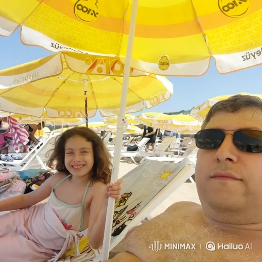Family Reunion: Couple and Child's Joyful Hug – AI Generated Video | Hailuo AI