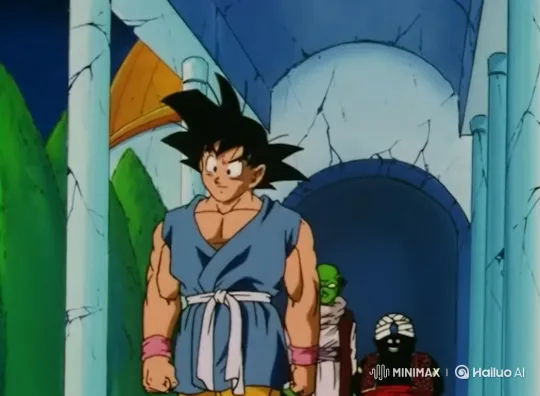 Goku Surprised by a Flying Drone with Fried Chicken – AI Generated Video | Hailuo AI