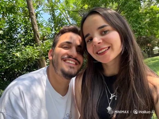 Family Affection: Couple and Toddler's Joyful Embrace – AI Generated Video | Hailuo AI