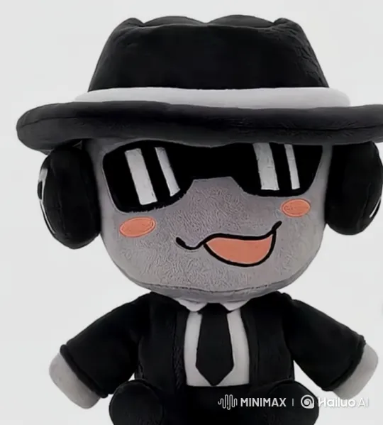 Plush Toy Dives into Tank with Cartoon Sharks – AI Generated Video | Hailuo AI