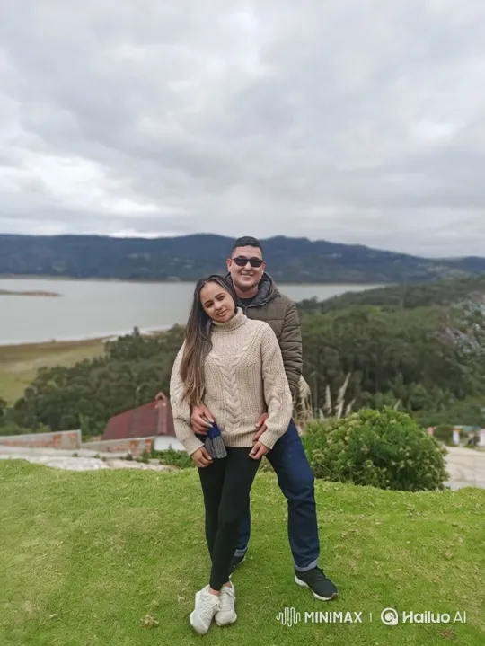 Family Embrace on a Lush Green Hill – AI Generated Video | Hailuo AI
