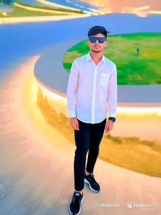Young Man Meets Public Figure Narendra Modi on Modern Walkway – AI Generated Video | Hailuo AI