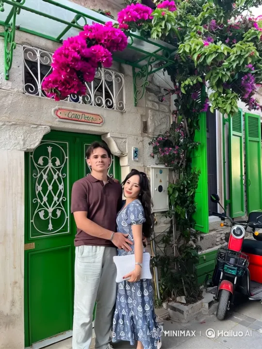 Family Embraces Joyfully on Charming Evening Street – AI Generated Video | Hailuo AI